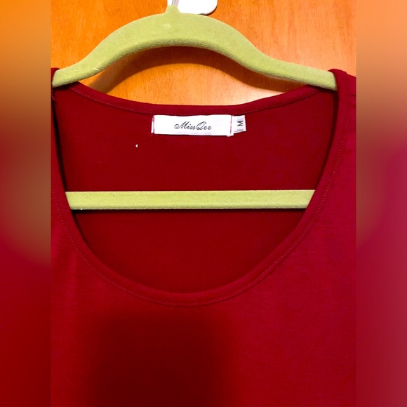 Mother Bee Red Maternity Dress - Picture 3 of 3